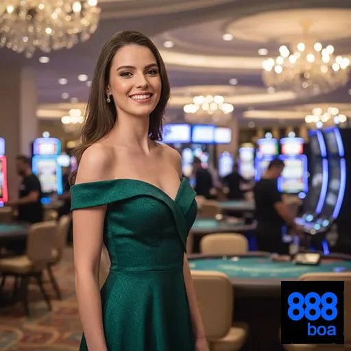 Ilustração de Aproveite as melhores slots e serviços VIP na 888boa