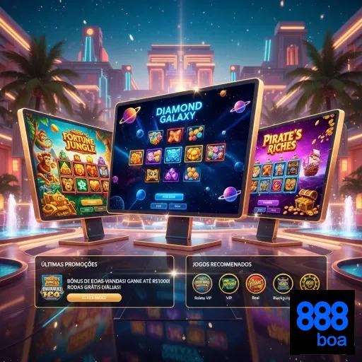 Ilustração de Diversão em Slots e Cassino
